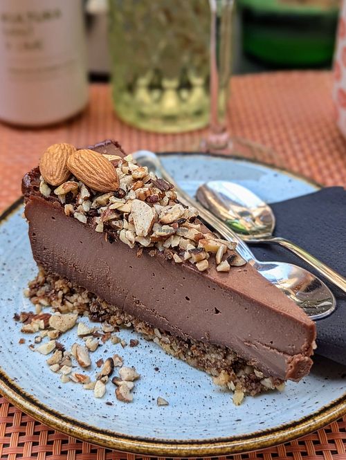 Chocolate cake at Nishta in Dubrovnik