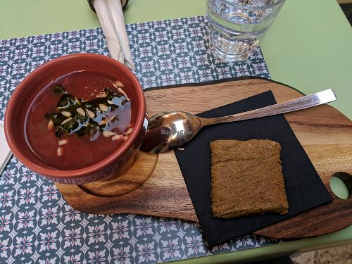 Harissa soup at Nishta in Dubrovnik