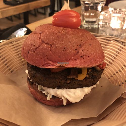 Burger Umami at Ashley's in Montreal