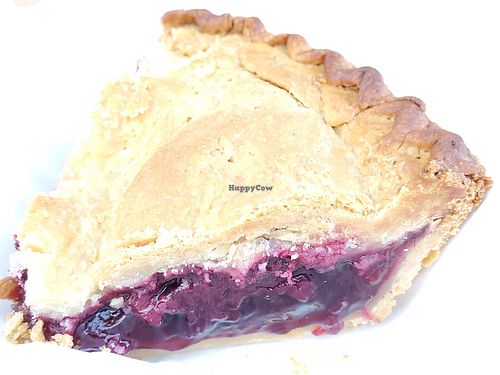 Berry pie at Jackfruit Cafe in West Los Angeles