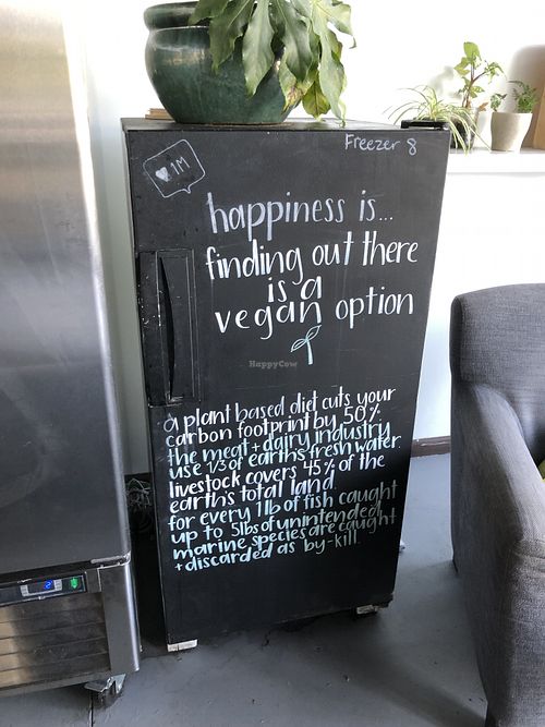 Awesome atmosphere! Promoting Veganism to their customers! at Fuel + Forest Cafe in Squamish