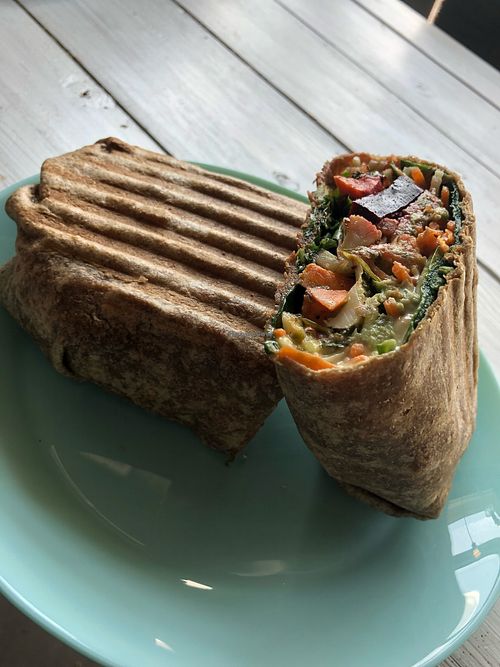 Root to Sky Wrap!  Best wrap in Squamish (and BC)!!  So amazing! at Fuel + Forest Cafe in Squamish