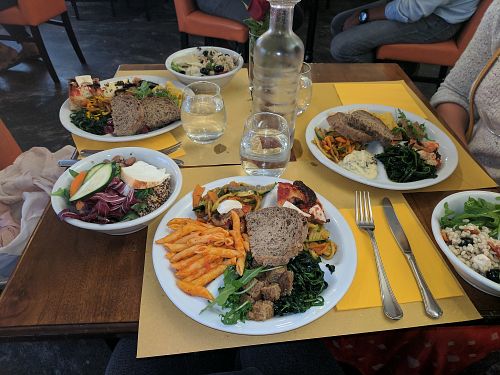 Lunch buffet for three at Il Margutta in Rome