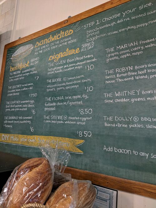 Menu at BreadHive Bakery & Cafe in Buffalo