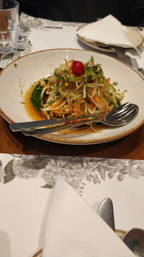 Som Tam Salad at Meraaki Kitchen in Jaipur