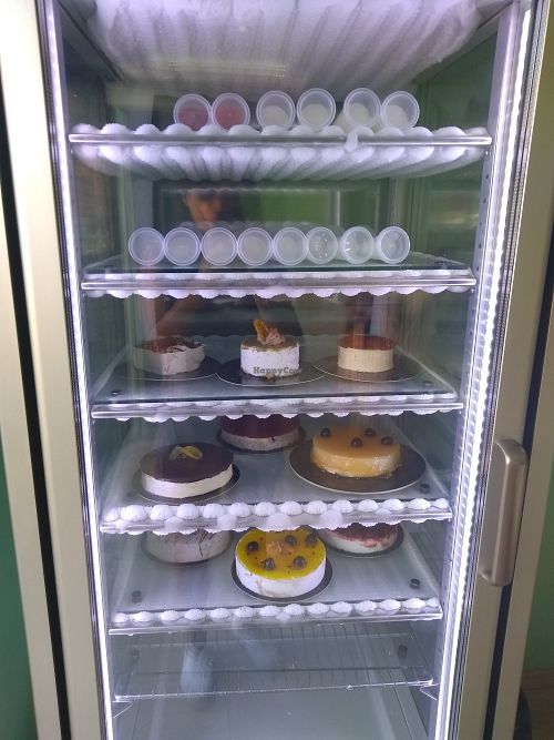 Dairy cakes (vegetarian) at Cacao Gelato Naturale in Forli