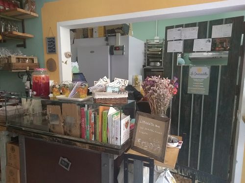 The counter  at La Granadilla in Faenza