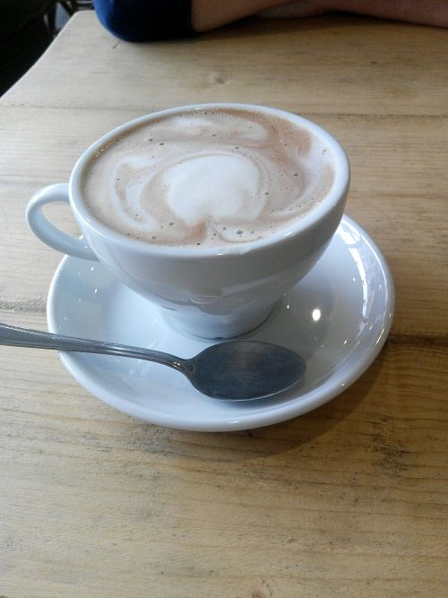 Soya mocha at Coffee Ethic in Leicester