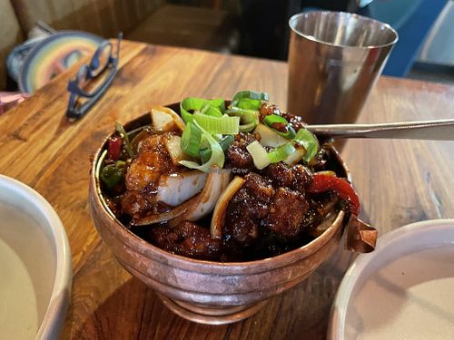 Manchurian cauliflower   at Mumbaiwala Indian Street Kitchen in Christchurch