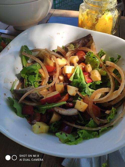 The only option of vegan salad they had at Nomada Organics & Gourmet in La Paz