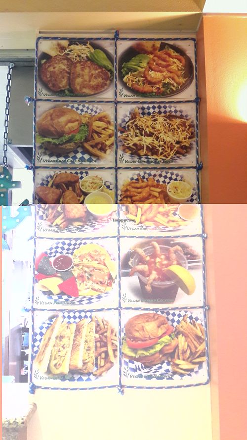 Vegan menu at Seed Ranger in Ventura