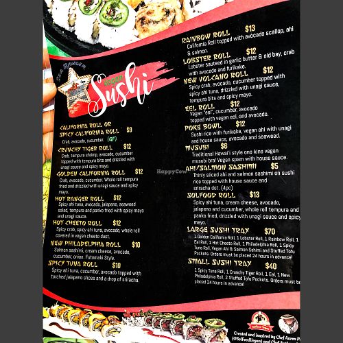 New Vegan Sushi Menu at Seed Ranger in Ventura