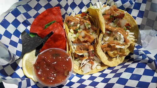 Vegan fish tacos at Seed Ranger in Ventura