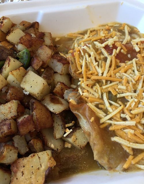 Vegan Huevos Rancheros - not my favorite but still tasty! at Seed Ranger in Ventura