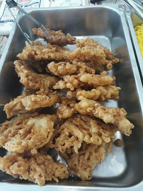 Fried Mushroom at Happy Time in Chiang Mai