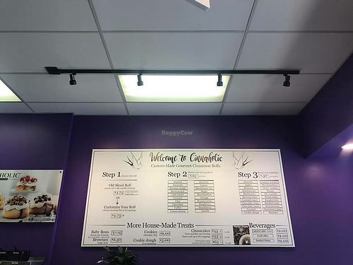 Menu at Cinnaholic in Lancaster