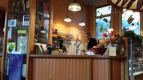 The bar at Bolhoed in Amsterdam