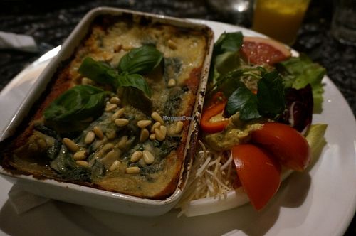 Lasagna (vegan) at Bolhoed in Amsterdam