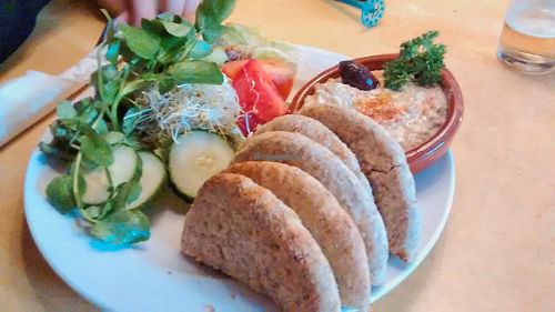 Hummus at Bolhoed in Amsterdam