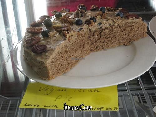 pecan cake (advertised as 'pie'; oops!) at Bolhoed in Amsterdam