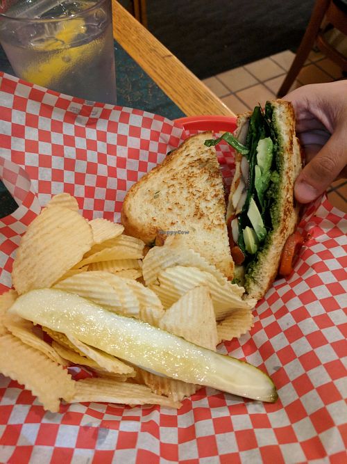 Portobello mushroom panini at The Stew Pot in Snowmass Village