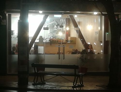 Mara - outside at Mara Restaurant in Wellington