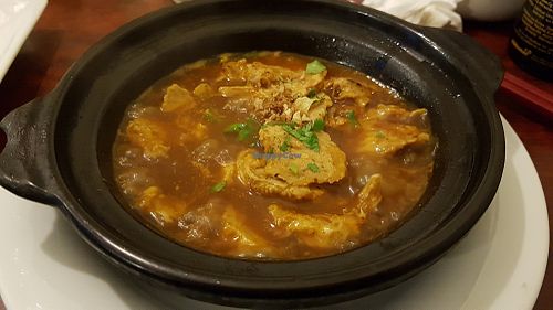 Chicken marmite at Bodhi Vegan in Paris