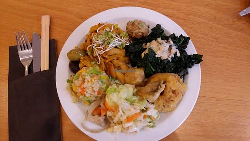 Daily menu plate at Deshima in Amsterdam