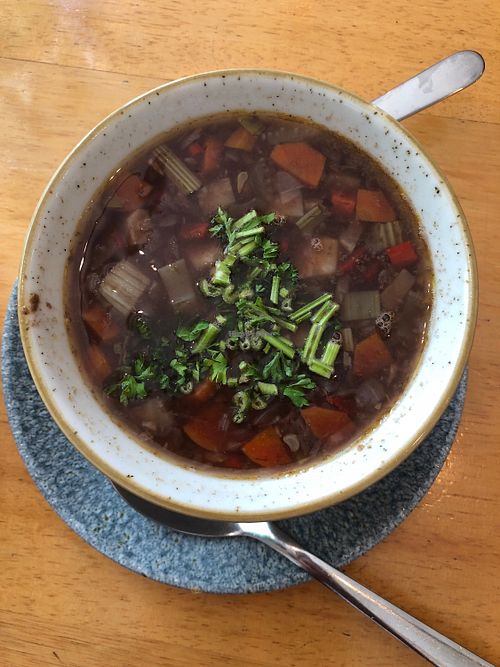 Brown bean soup  at Deshima in Amsterdam