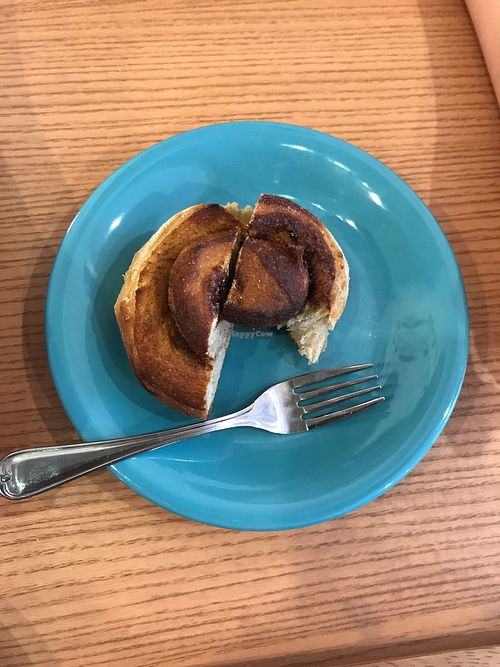 House made cinnamon rolls at Purple Miao in Kuala Lumpur
