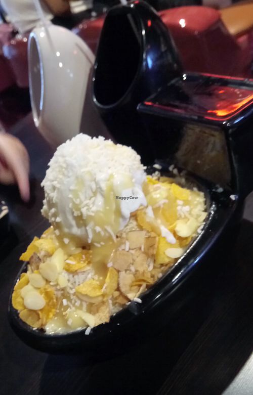 Vegan Coconut Bowl.  at Poop Cafe in Toronto