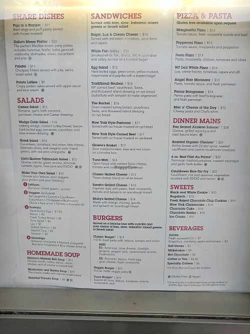 Menu at Shlomo's Deli & Grill in Aspen
