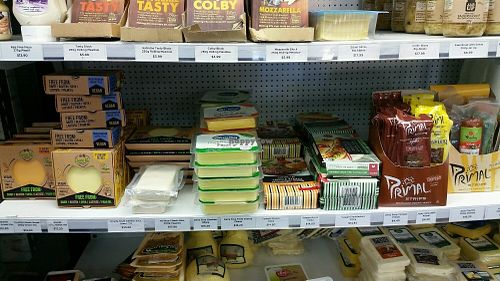 vegan chilled food at Real Food Grocer in Blenheim