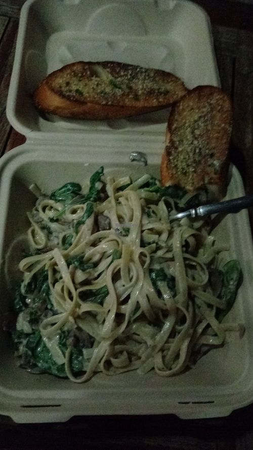 Alfredo pasta at The Lovin Oven at Ailovenalo in Honolulu