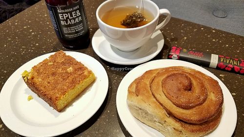 vegan cakes and chocolate at Godt Brød Fløyen in Bergen