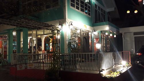 Outside at Accha in Chiang Mai