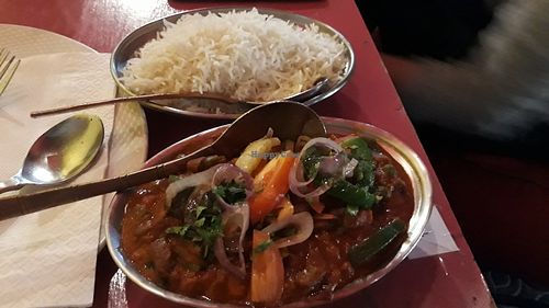 Veg Jalfrezi at Accha in Chiang Mai