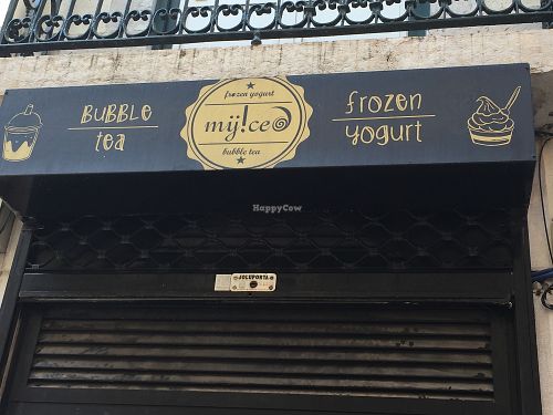 Sign at Myiced Baixa in Lisbon