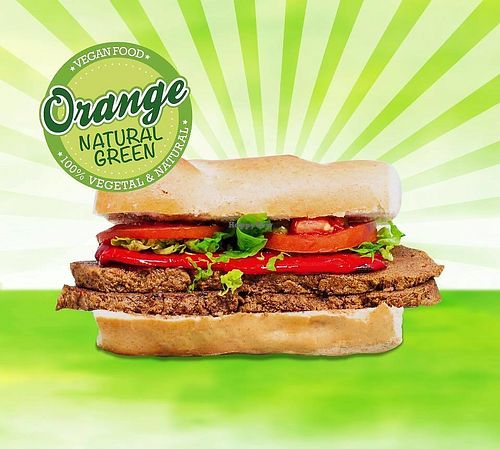 Image of Orange Natural Green