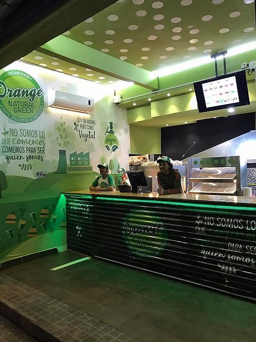 Store front  at Orange Natural Green in Buenos Aires