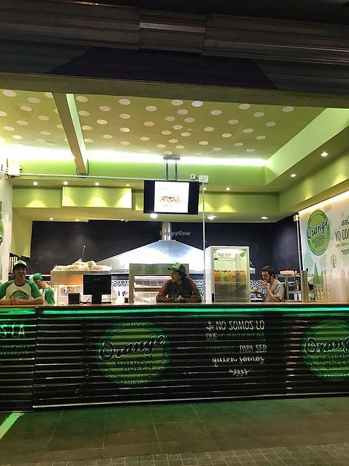 Store front at Orange Natural Green in Buenos Aires