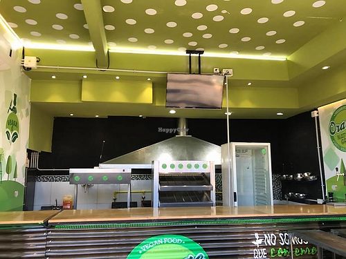 Front counter at Orange Natural Green in Buenos Aires