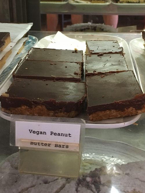 Vegan desserts! : ) at Michelangelo's Coffee House in Madison