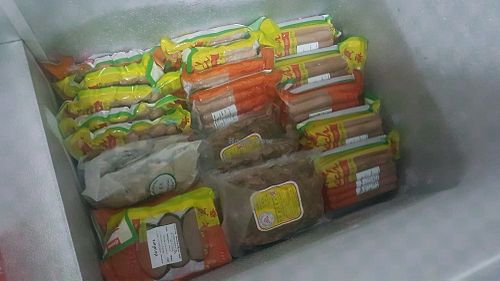 soy based protein items and mushroom at Ahan Jay Taan Bun in Mukdahan