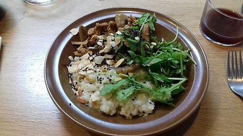 risotto aux champignons  at Savvy in Sceaux