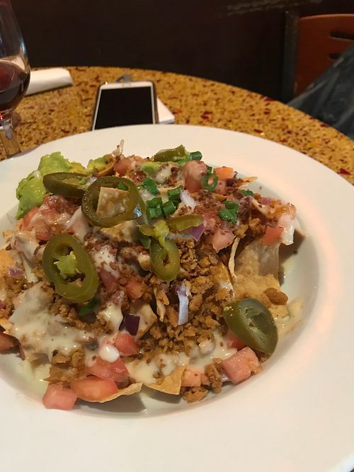Vegan nachos  at CyBelle's Front Room in San Francisco