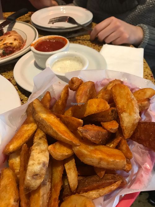Garlic fries with ranch and fresh marinara  at CyBelle's Front Room in San Francisco