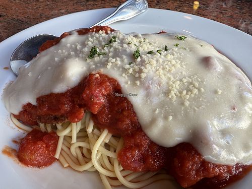Vegan Chicken Parm   at CyBelle's Front Room in San Francisco