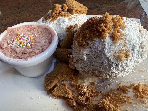 Vegan Cheesecake Beignets   at CyBelle's Front Room in San Francisco