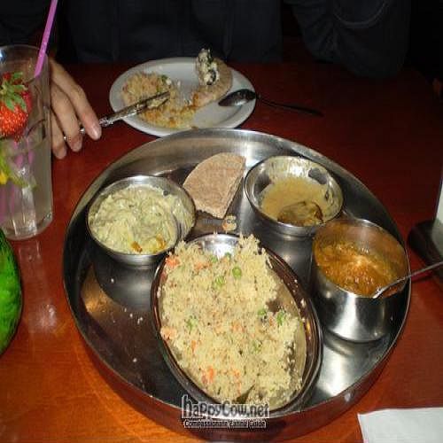 our yummy dinner at the Golden Temple at Golden Temple in Amsterdam